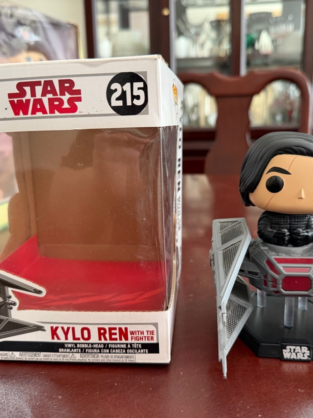 Funko Pop! Star Wars Kylo Ren with TIE Fighter (Black, Red, Gray) - Picture 6 of 9